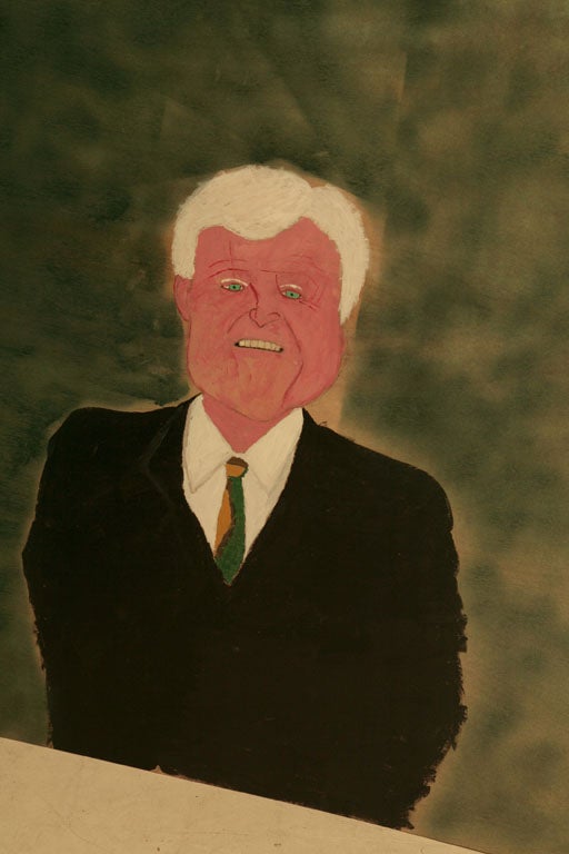 Contemporary 'Ted Kennedy' by Earl S.
