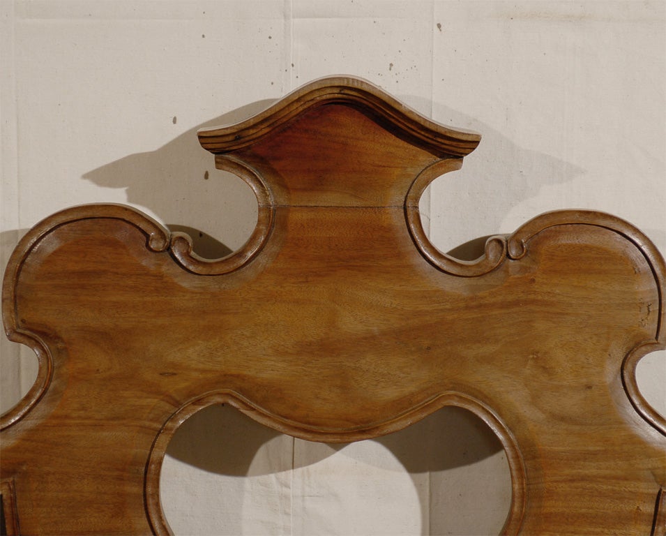 A Richly Carved Brazilian Wooden Bench 1