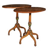 Pair of Edwardian Adams Style End Tables