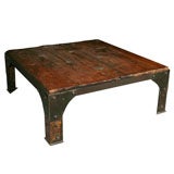 Antique Oak Top Coffee Table
