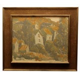 Hillside Landscape in Yellow