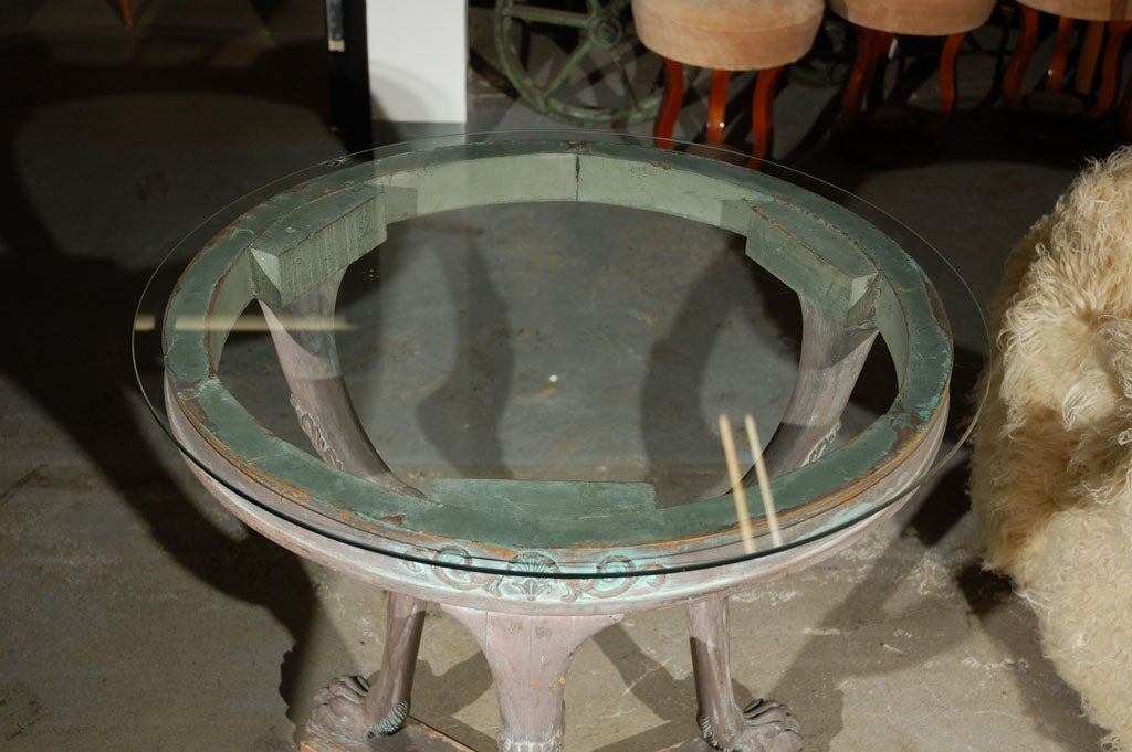 Unknown Neoclassical Clawfoot Table