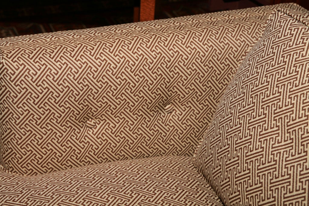 Fabric Jonathan Adler Sofa For Sale