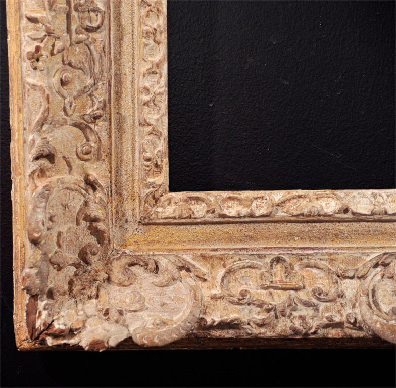 American Hand Carved Louis 16th Style Frame For Sale