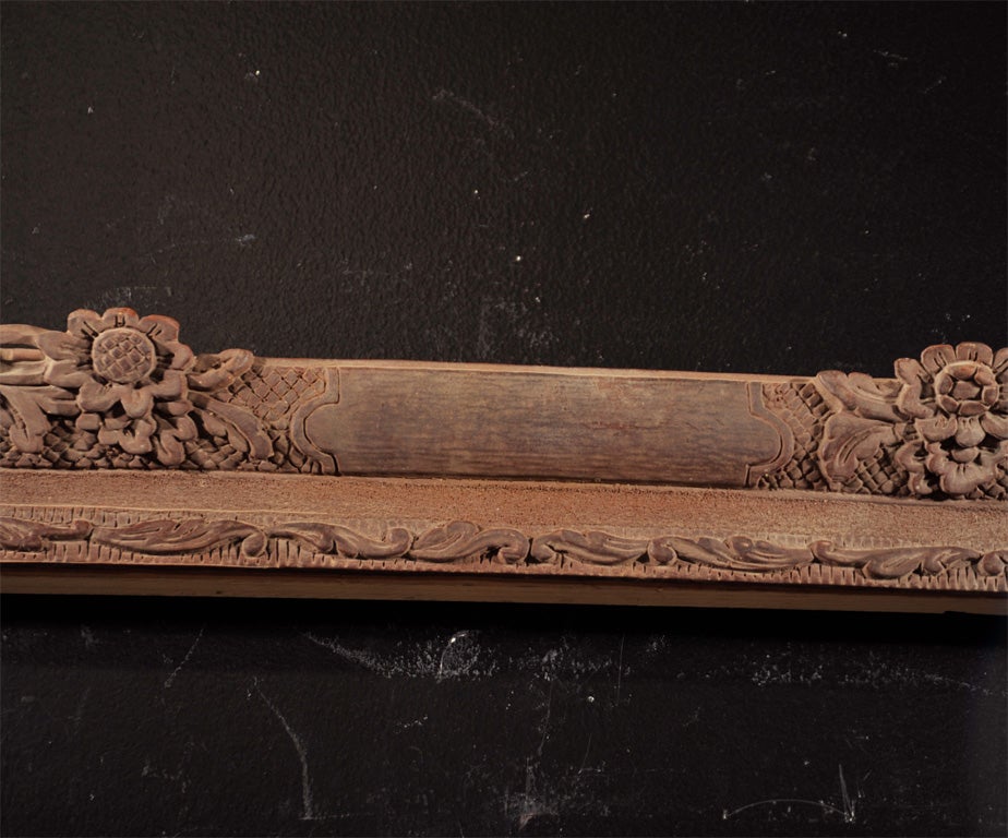 Hand-Carved 19th Century Reproduction of Louis 13th Style Frame For Sale