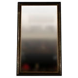 Antique A Napoleon III Mirror with Gilded Greek Key Detail Border