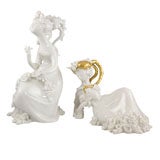 Pair of Porcelain Rosenthal Figures by Bjorn Wiinblad