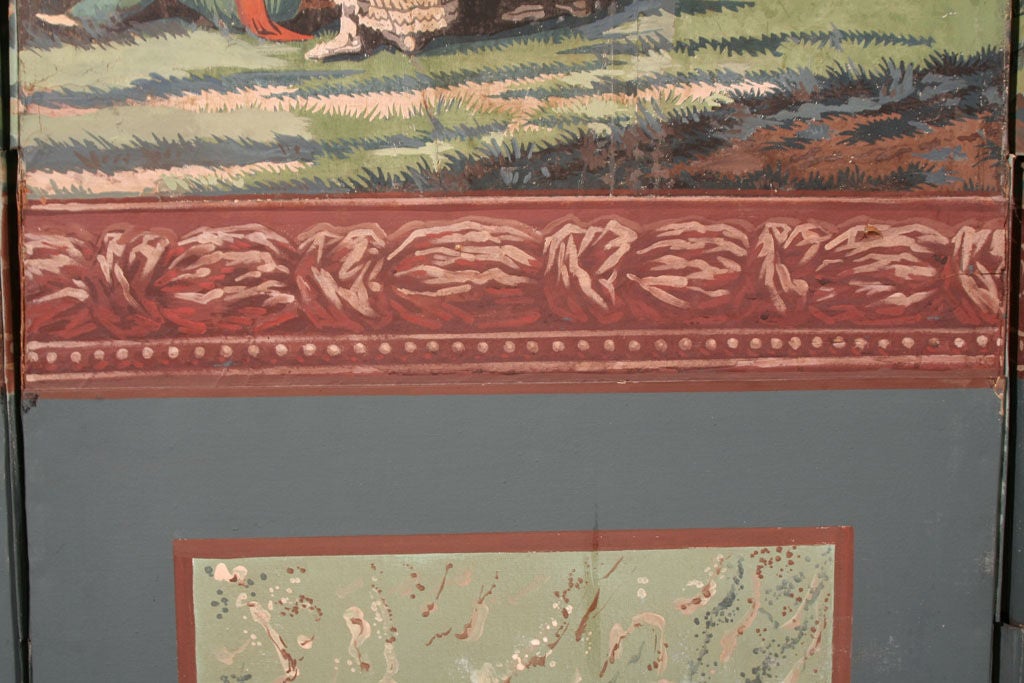 Dufour French Wallpaper Panel Screen, Circa 1815 5