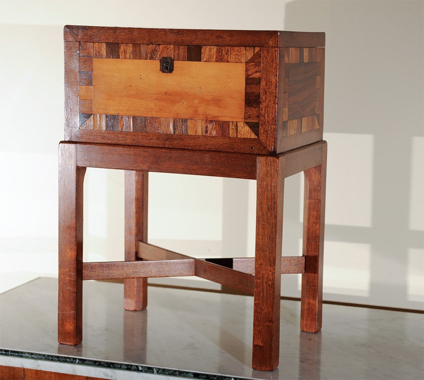 Sewing Box on Stand