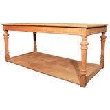 Late 19th Century English Oak Draper's Table