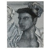 Oil Painting of a Male by K Weston