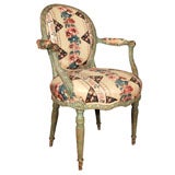 English George III Style Open Armchair