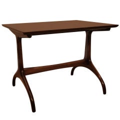 Vintage A Pair of Italian Style Heritage Herendon teak End Tables.