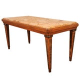 Louis XVI Style Marble Top Low Table