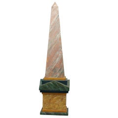 TOLE PAINTED OBELISK 12