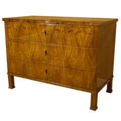Large Biedermeier chest of drawers