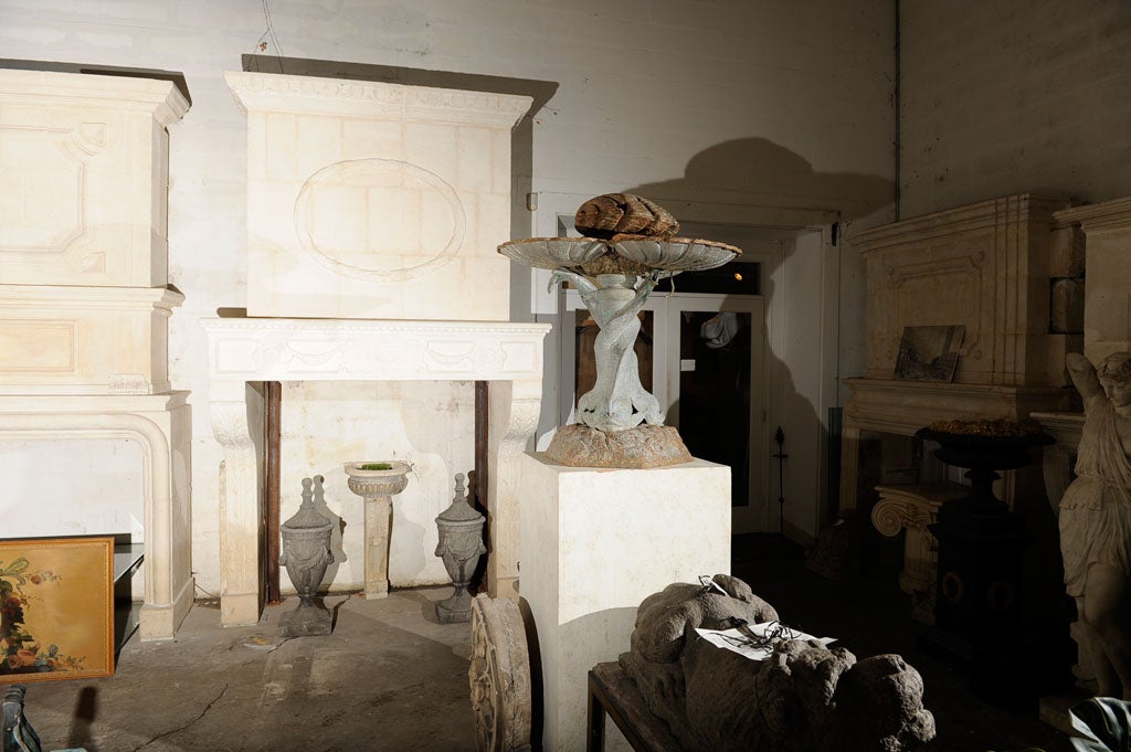 Dolphin and Clam Shell Fountain