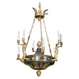EMPIRE REVIVAL BRONZE 
BLACK CHANDELIER