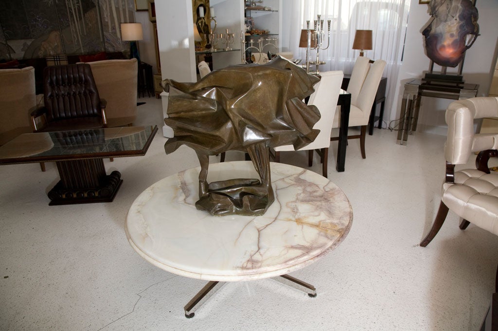 This is a beautiful bronze by noted Chicago artist Abbott Pattison.  This piece is unique and was recently acquired for the Oppenheimer estate in Beverly Hills.  It was originally purchased from the Artist directly and comes with a letter of