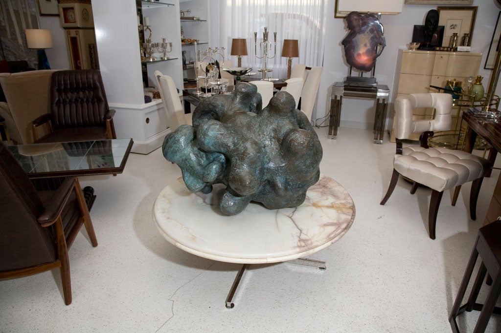 Cast and patinated large scale Bronze by noted Chicago artist Abbott Pattison.