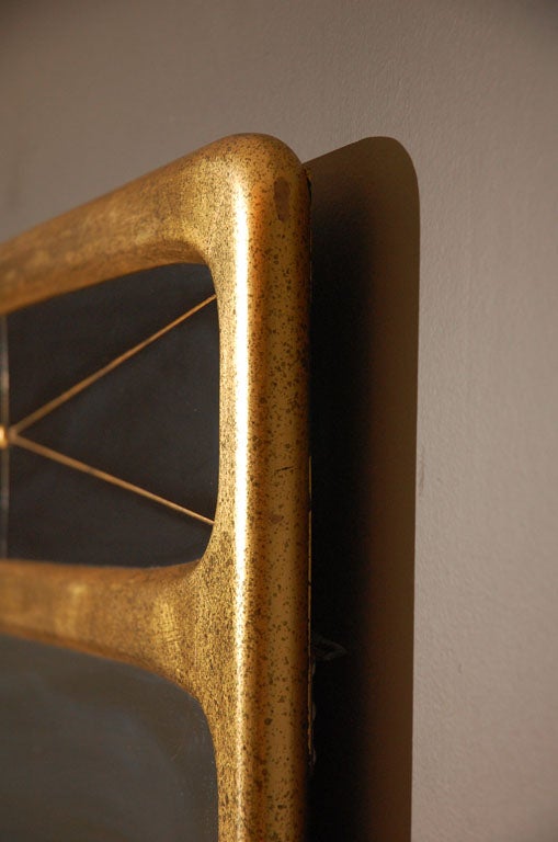 Large Italian Mid-Century Wall Mirror 2