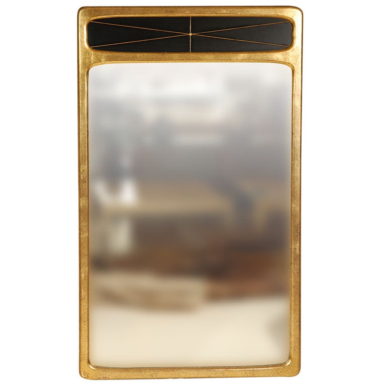 Large Italian Mid-Century Wall Mirror