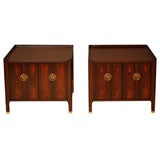 Vintage Pair Of Mt. Airy Rosewood Cabinets