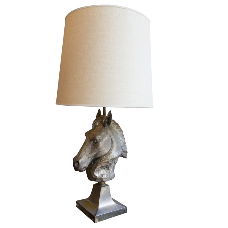 Italian horse head lamp
