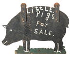 Vintage Pig Farm Sign