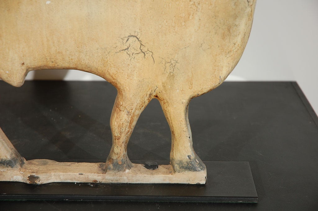 Folk Art Fairbury Bull Windmill Weight