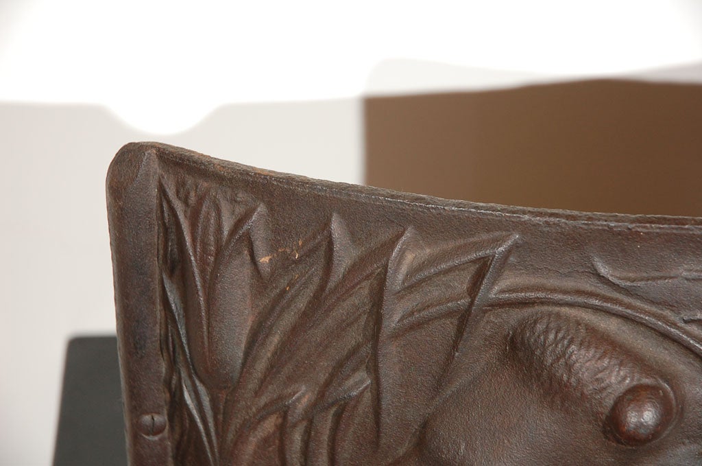 19th Century Cast Iron Bull Steer Cow Relief 3
