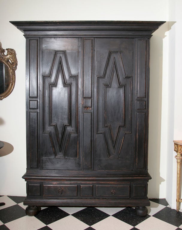 Swedish Baroque Cabinet In Good Condition In New York, NY