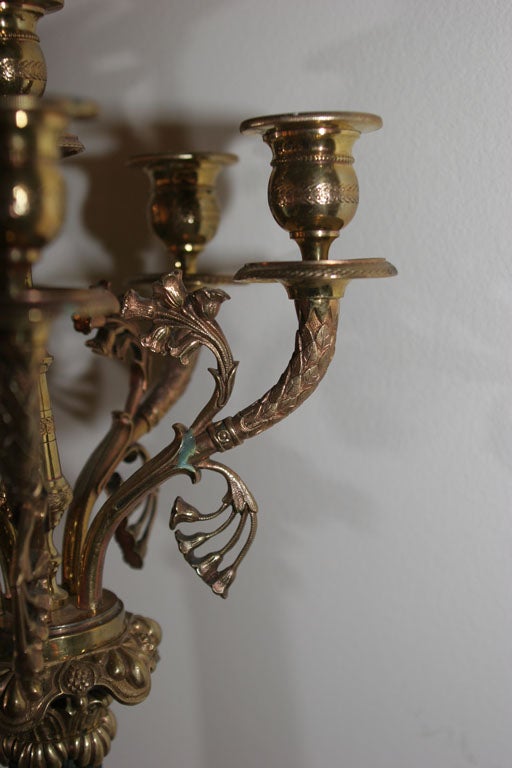 A pair of Empire Candelabras France For Sale 2