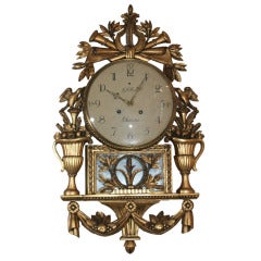 Swedish Neoclassical Wall clock
