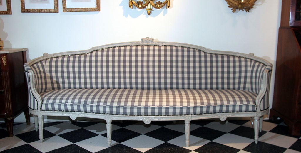 A large sofa in a 
