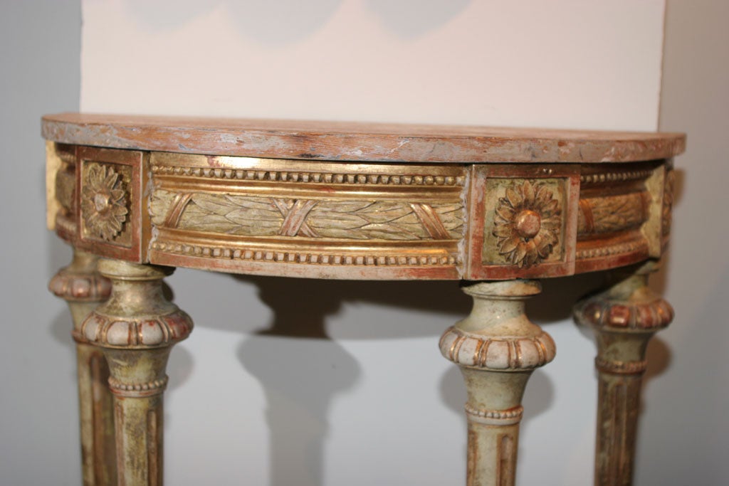 18th Century and Earlier Swedish Gustavian Console Table