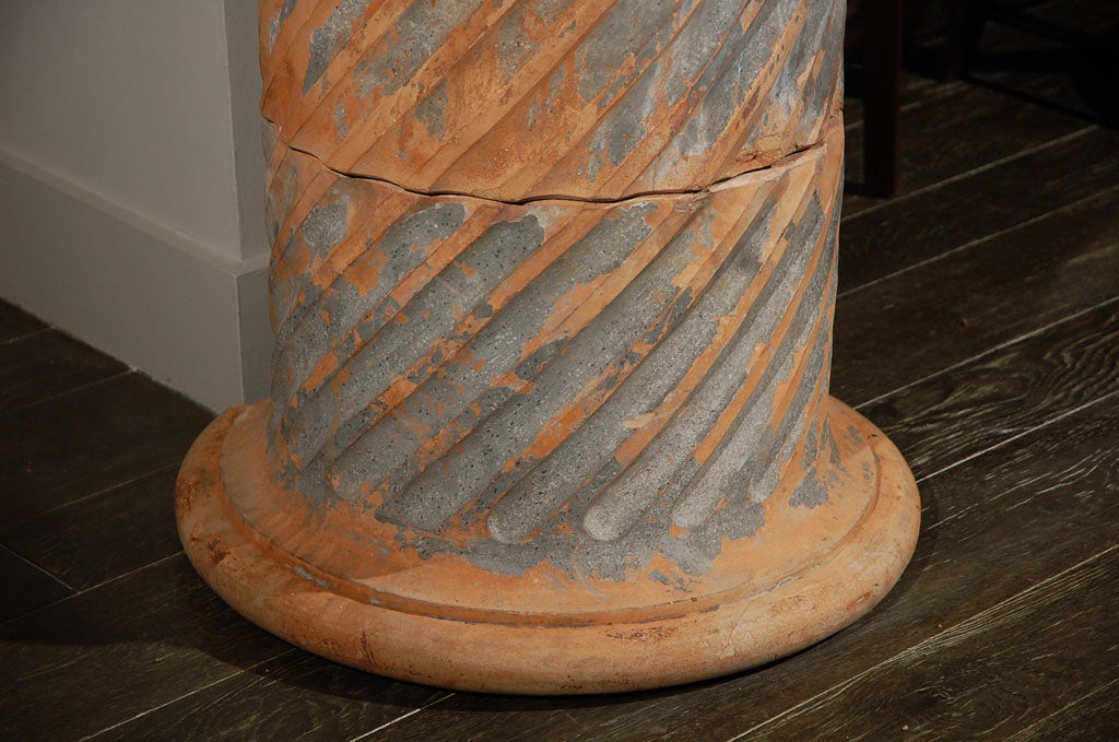 19th Century A Danish Terra Cotta Stove, Circa 1800
