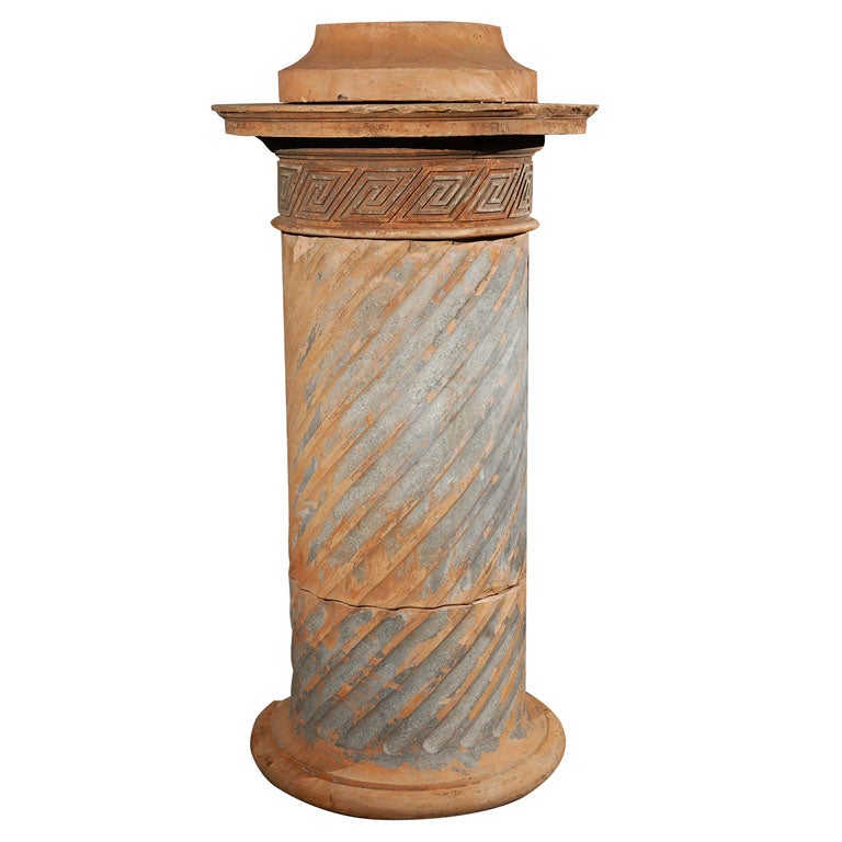 A Danish Terra Cotta Stove, Circa 1800