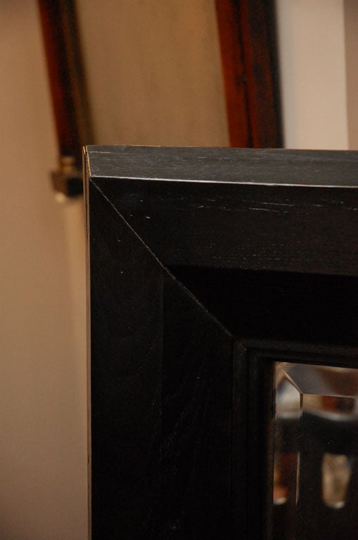 An English Ebonized Wall Mirror, Circa 1840