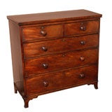 Antique A George IV Chest of Drawers in Mahogany, Circa 1840