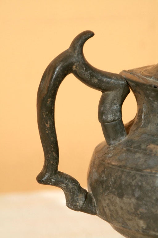 American Pewter Teapot, New York, Circa 1840 2