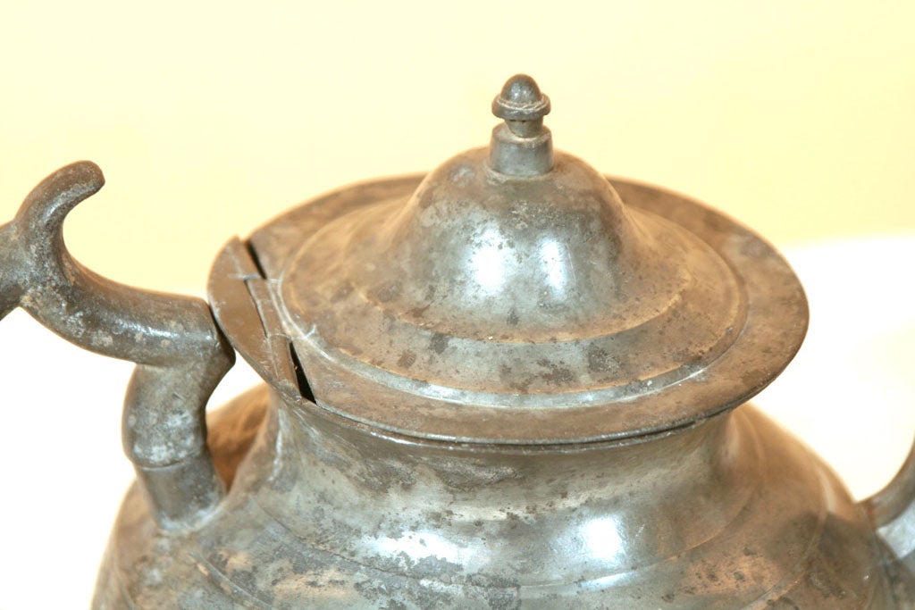 American Pewter Teapot, New York, Circa 1840 3