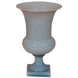 Rare French Clam Broth Opaline Vase Circa 1840