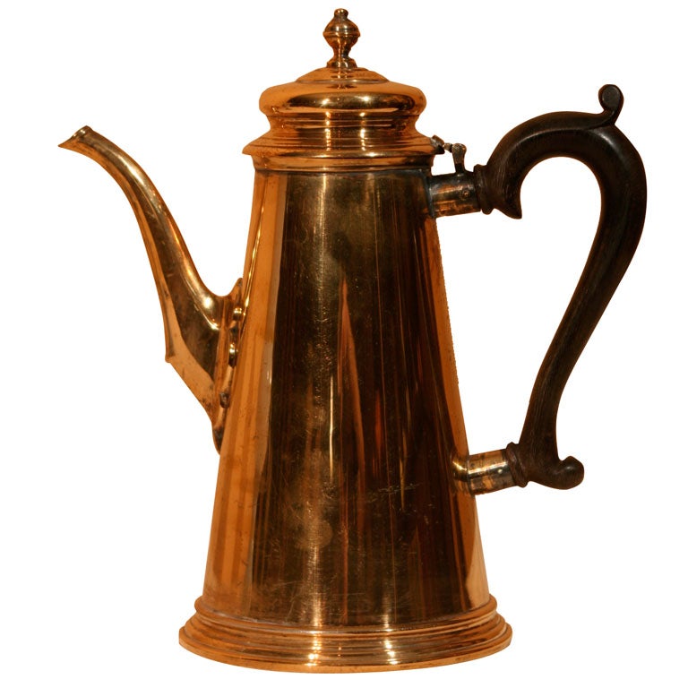 Vermeil Coffee Pot, Circa 1920