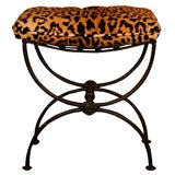 French Ironwork Stool, Circa 1900