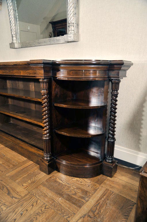 19th Century Fine Rosewood Bookcase, Scotland, c.1850