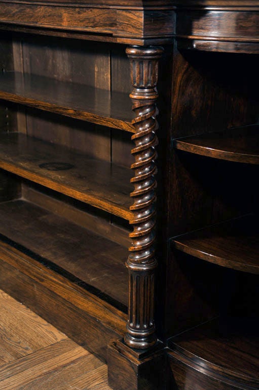 Fine Rosewood Bookcase, Scotland, c.1850 1