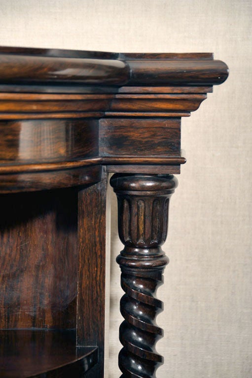 Fine Rosewood Bookcase, Scotland, c.1850 2