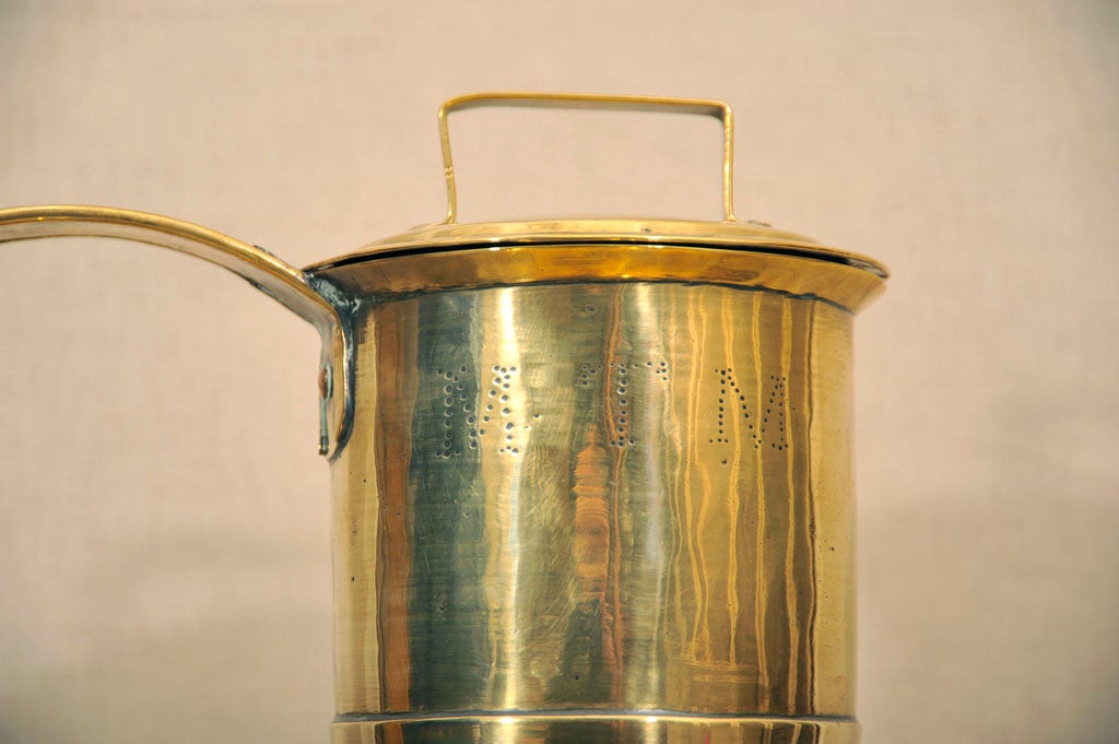 Large Dutch Brass Milk Jug, Netherlands, Late 19th Century 2