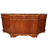 Hardwood Credenza with Serpentine Profile (of Antique Elements)